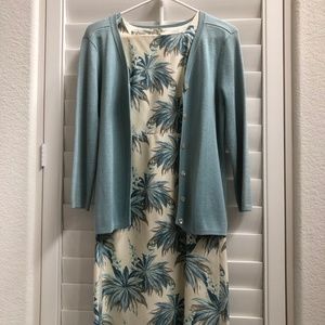 Tommy Bahama Teal Cardigan Sweater (Size S)
